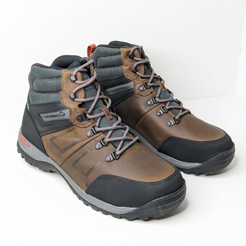 Wolverine Chisel 2 Steel Toe Work Boots, Brown Leather, Men's 14 M